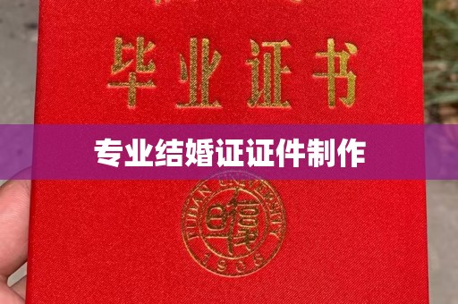 沙鹿专业结婚证证件制作
