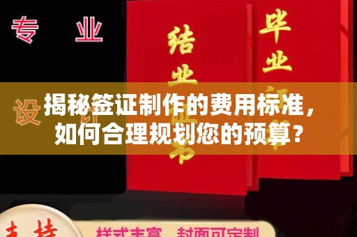 沙鹿揭秘签证制作的费用标准，如何合理规划您的预算？