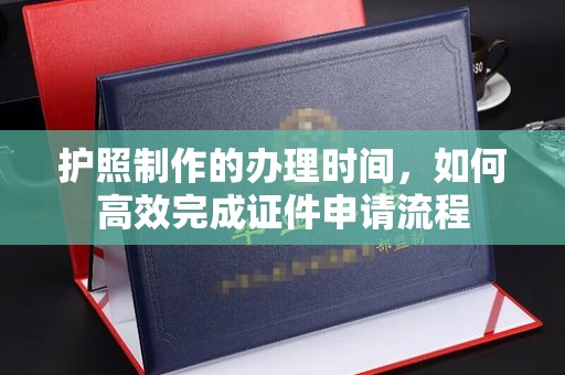 沙鹿护照制作的办理时间，如何高效完成证件申请流程