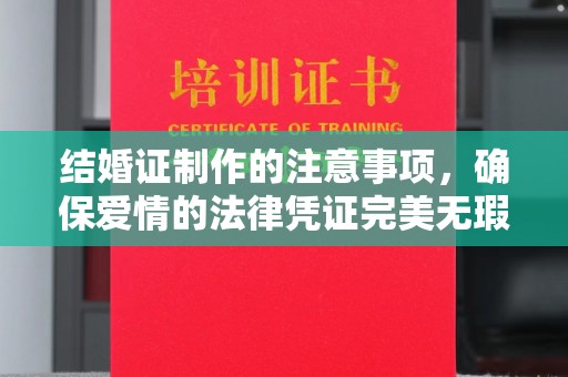 沙鹿结婚证制作的注意事项，确保爱情的法律凭证完美无瑕
