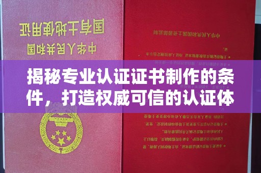 沙鹿揭秘专业认证证书制作的条件，打造权威可信的认证体系