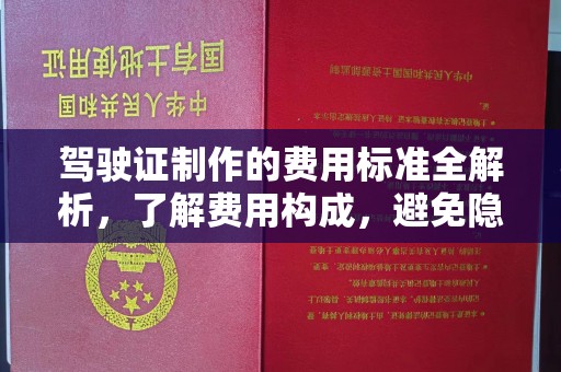 沙鹿驾驶证制作的费用标准全解析，了解费用构成，避免隐形消费